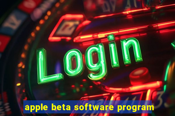 apple beta software program